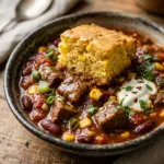 Beef Chili With Cornbread