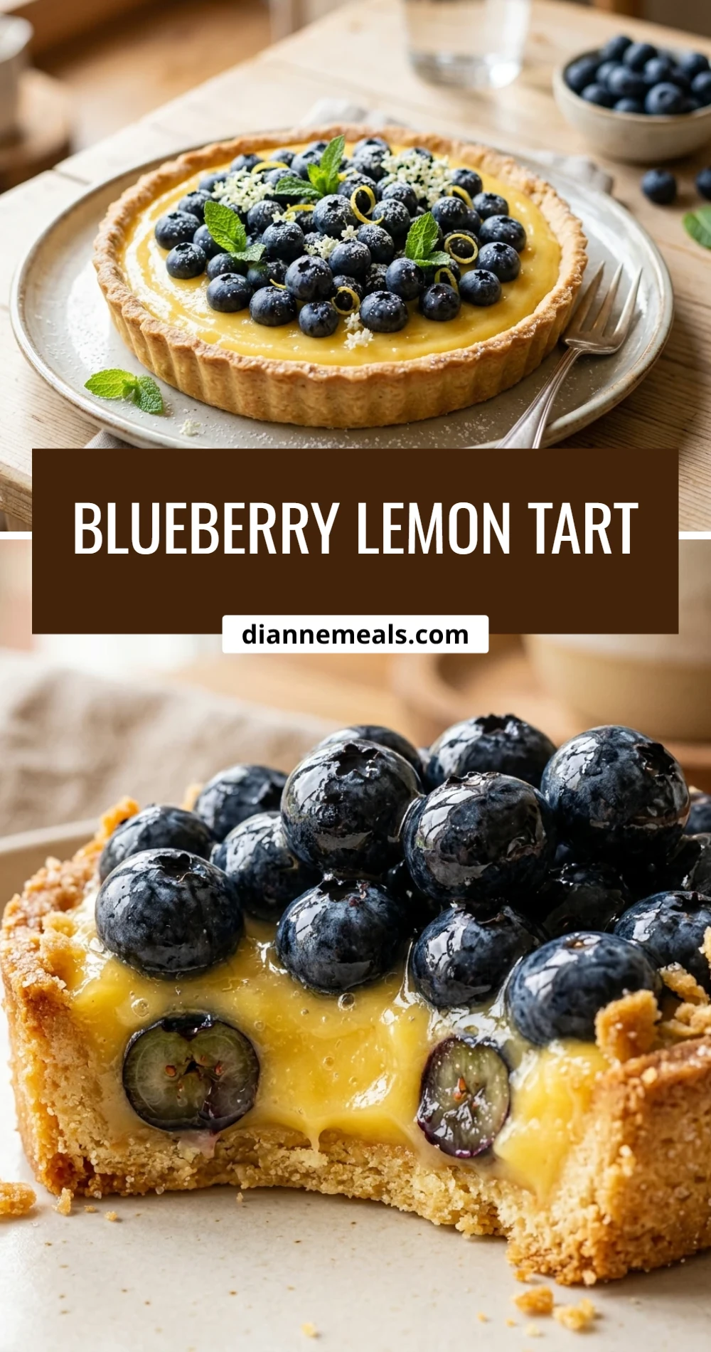 Blueberry Lemon Tart