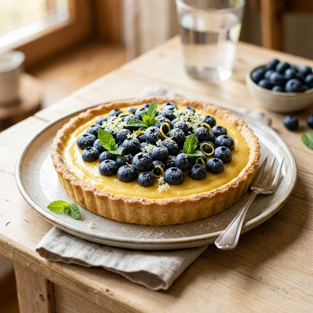 Blueberry Lemon Tart
