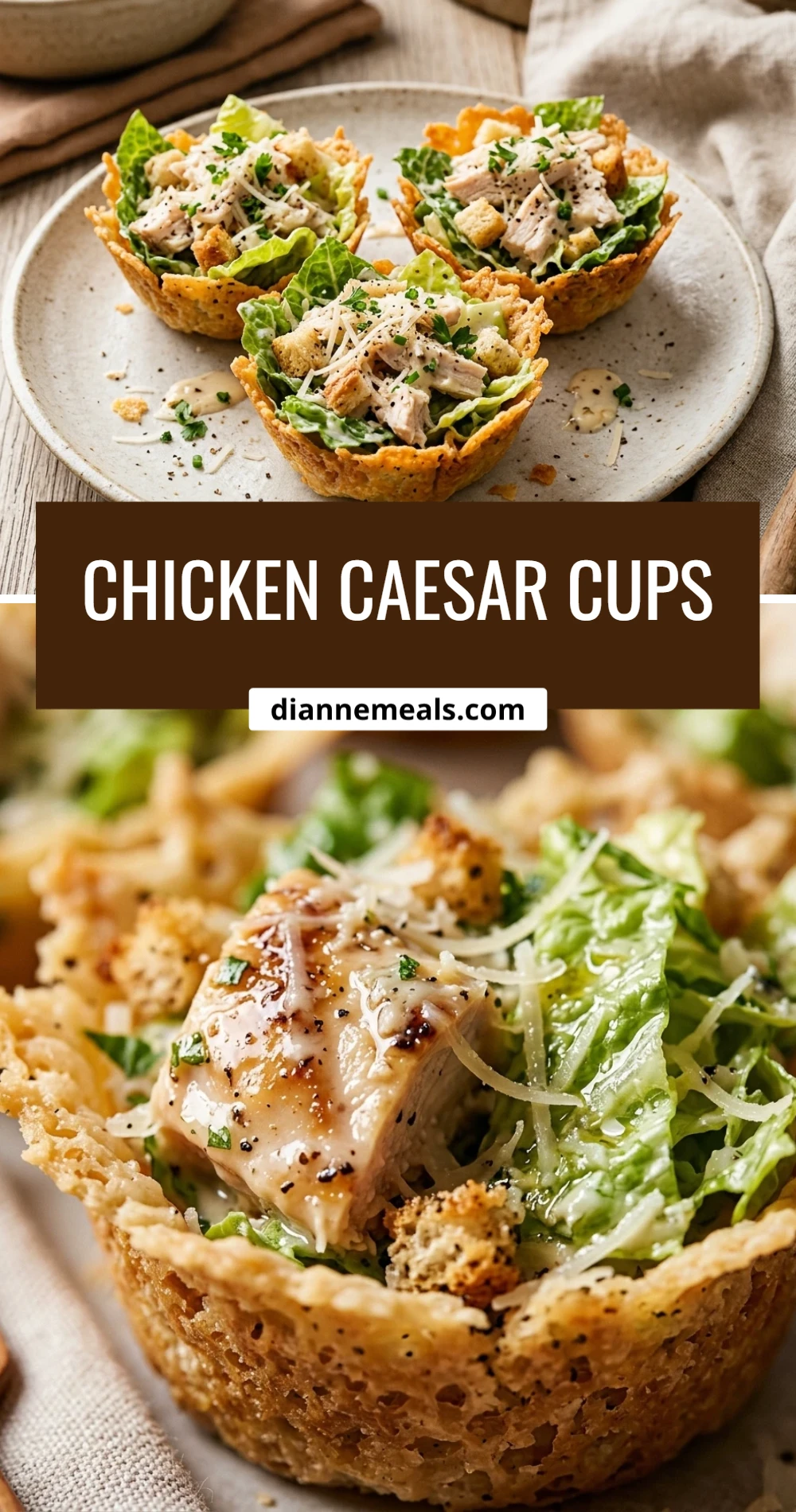 Chicken Caesar Cups