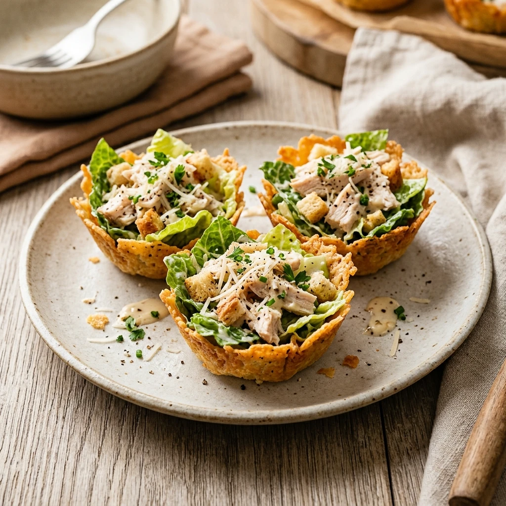 Chicken Caesar Cups