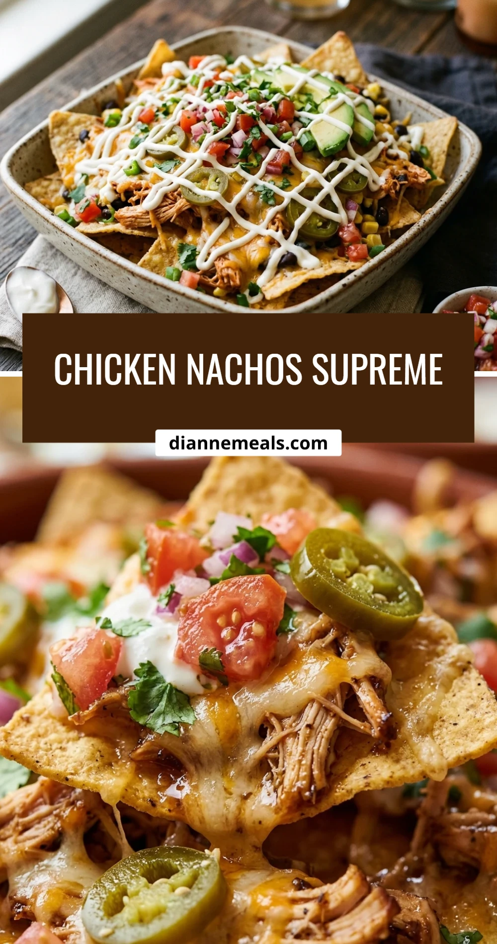 Chicken Nachos Supreme