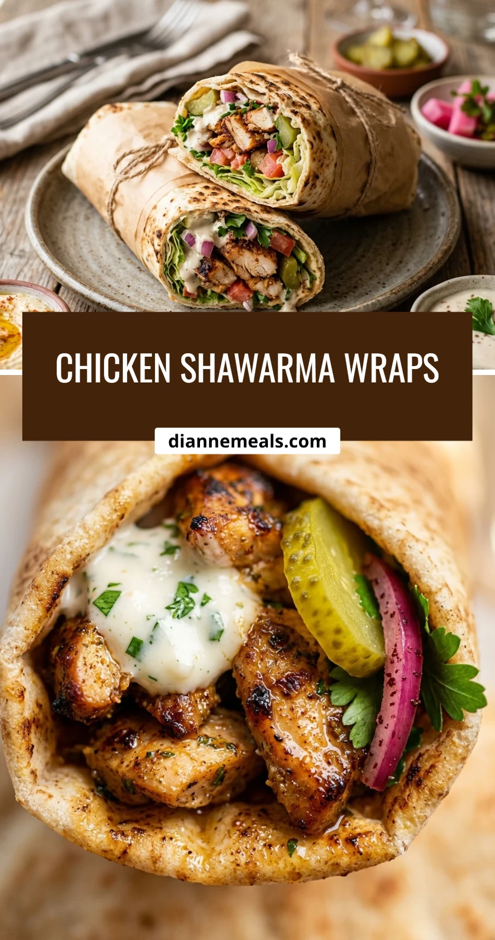 Chicken Shawarma Wraps