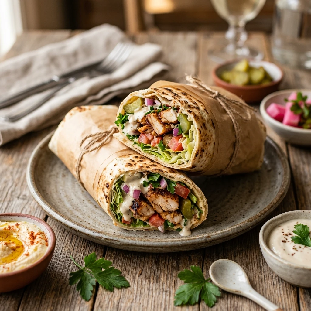 Chicken Shawarma Wraps