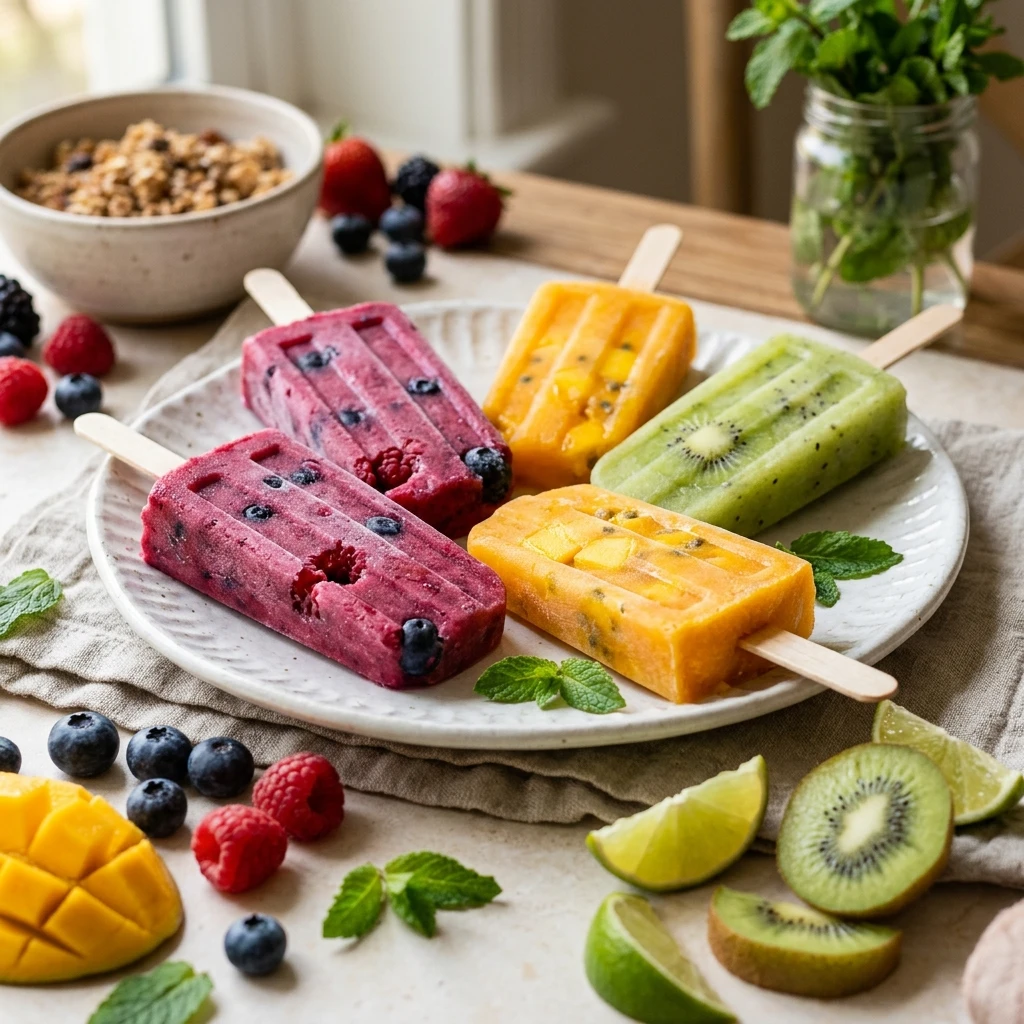 Dairy Free Fruit Pops