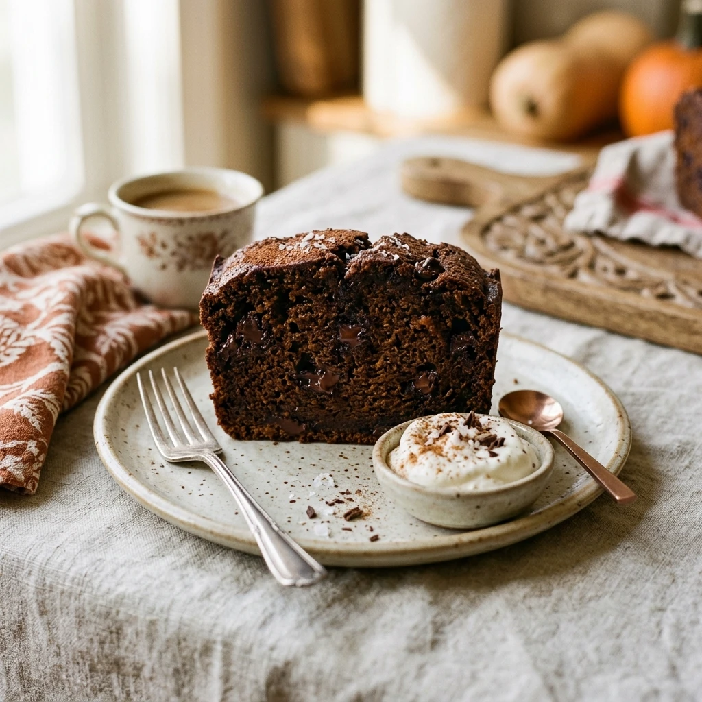 Double Chocolate Pumpkin Bread