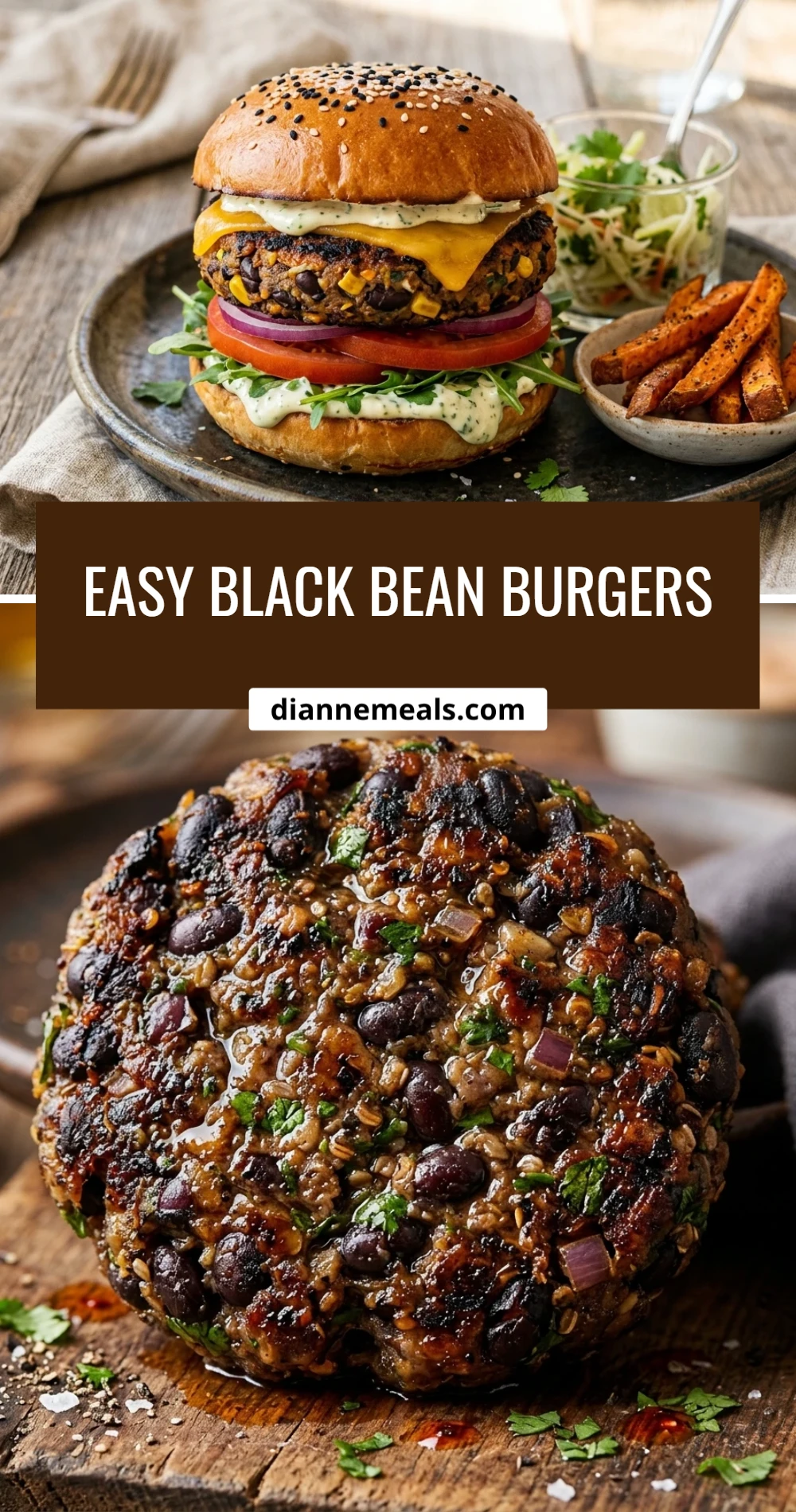 Easy Black Bean Burgers