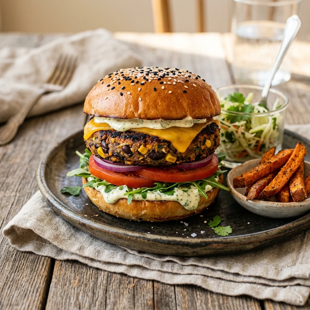 Easy Black Bean Burgers