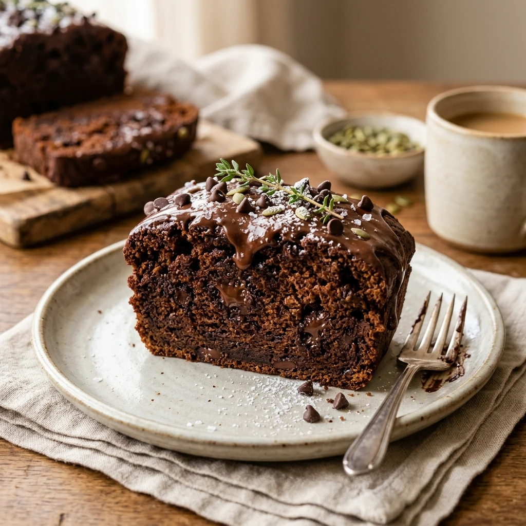 Easy Double Chocolate Pumpkin Bread