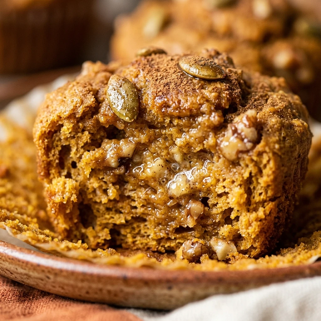 Easy High Protein Pumpkin Muffins