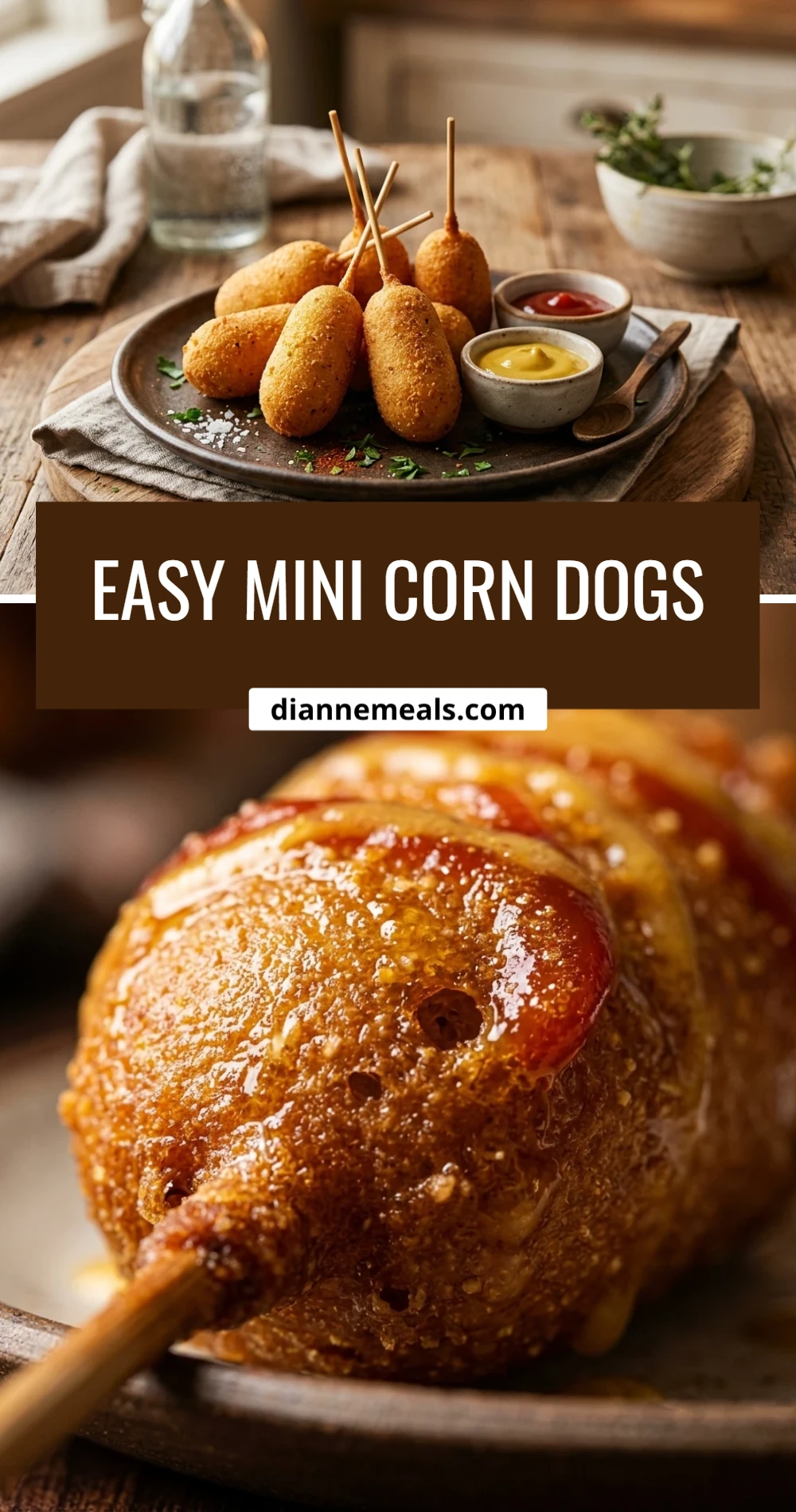 Easy Mini Corn Dogs