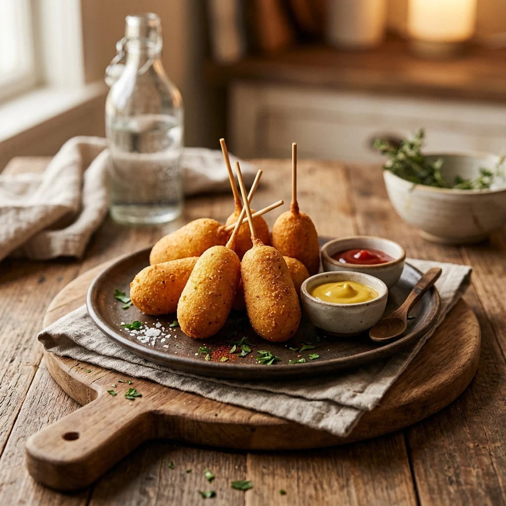 Easy Mini Corn Dogs