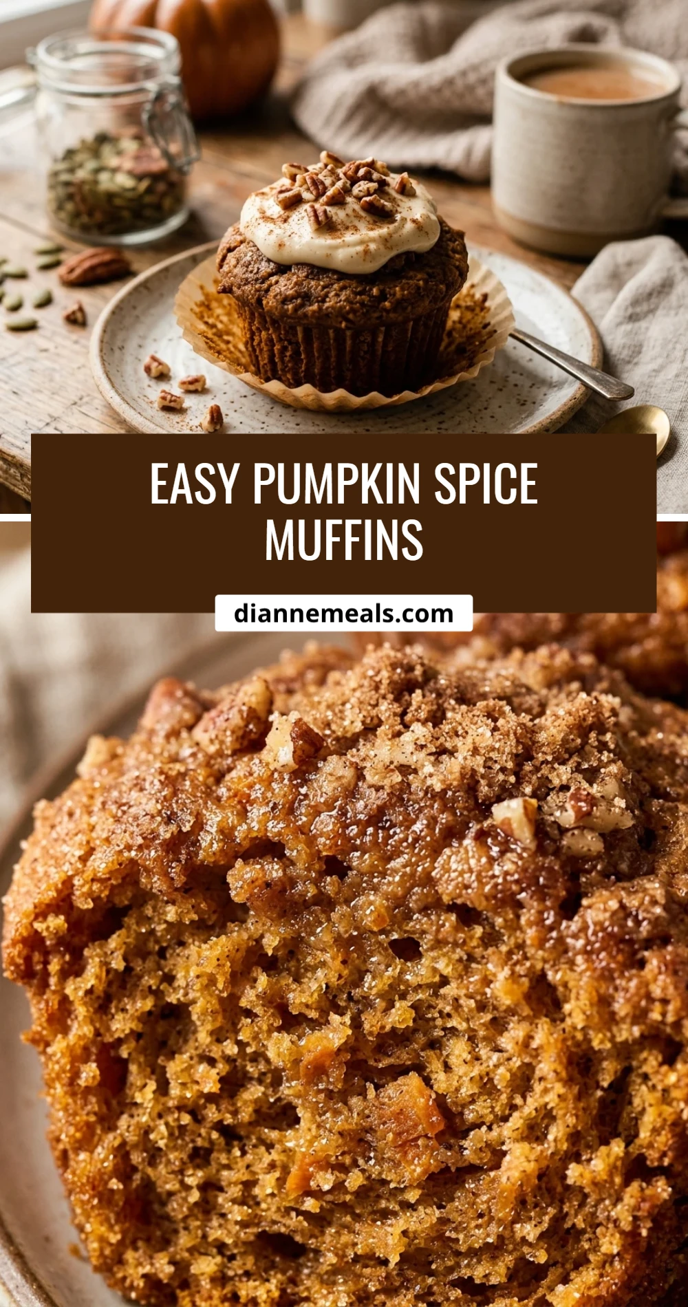 Easy Pumpkin Spice Muffins