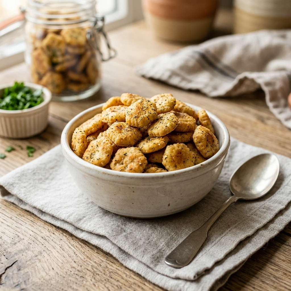 Easy Ranch Oyster Crackers