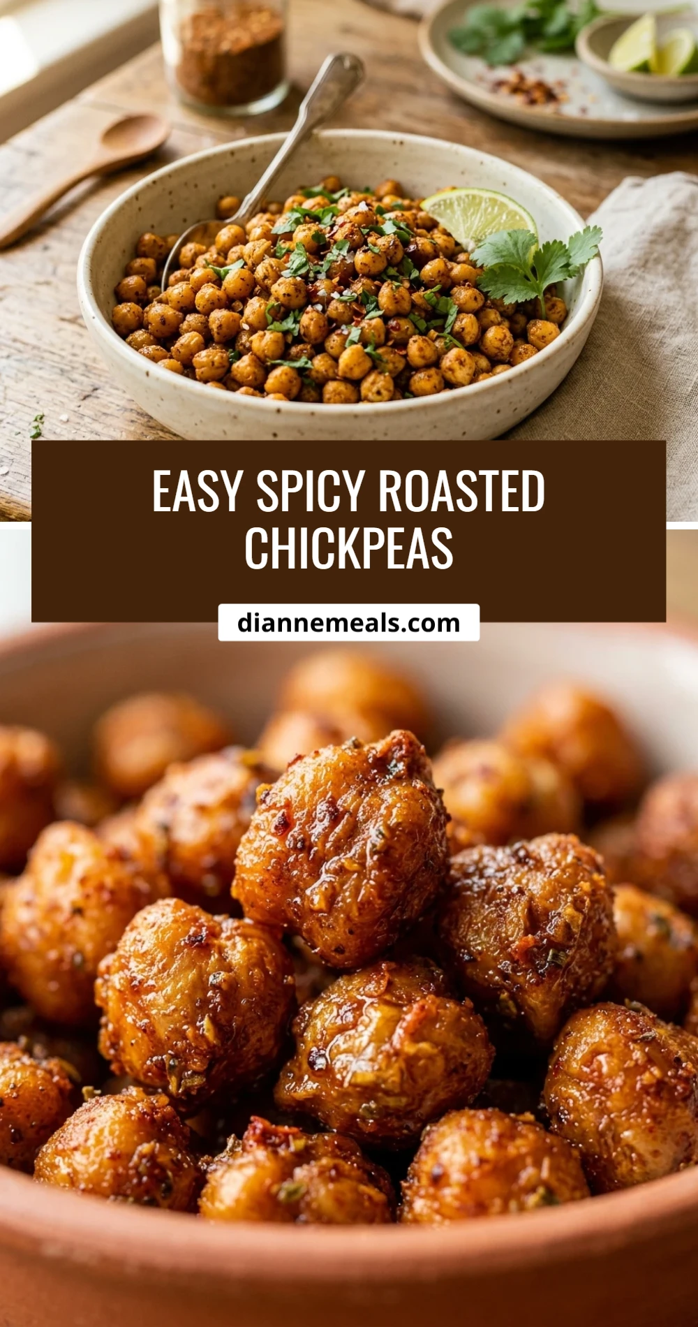 Easy Spicy Roasted Chickpeas