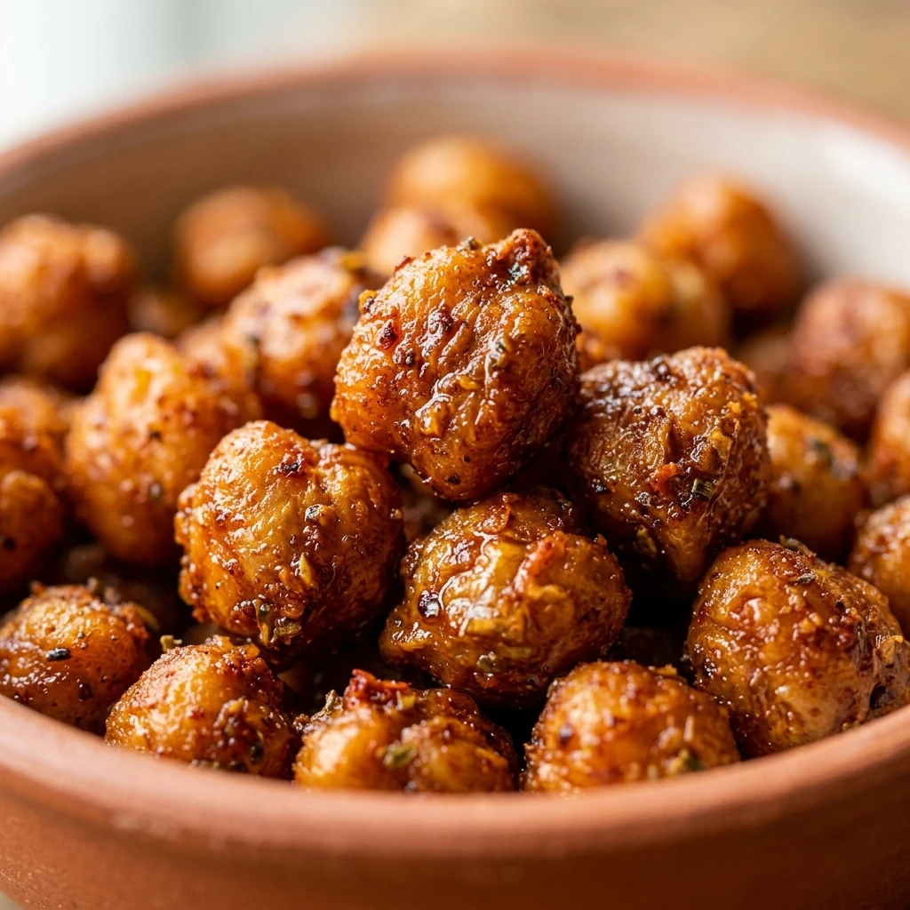 Easy Spicy Roasted Chickpeas