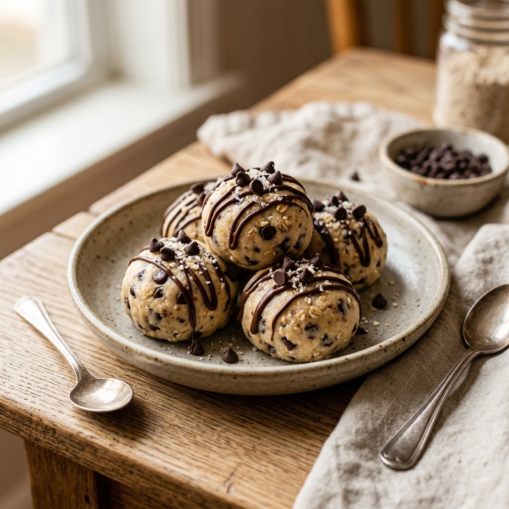 Greek Yogurt Cookie Dough Bites