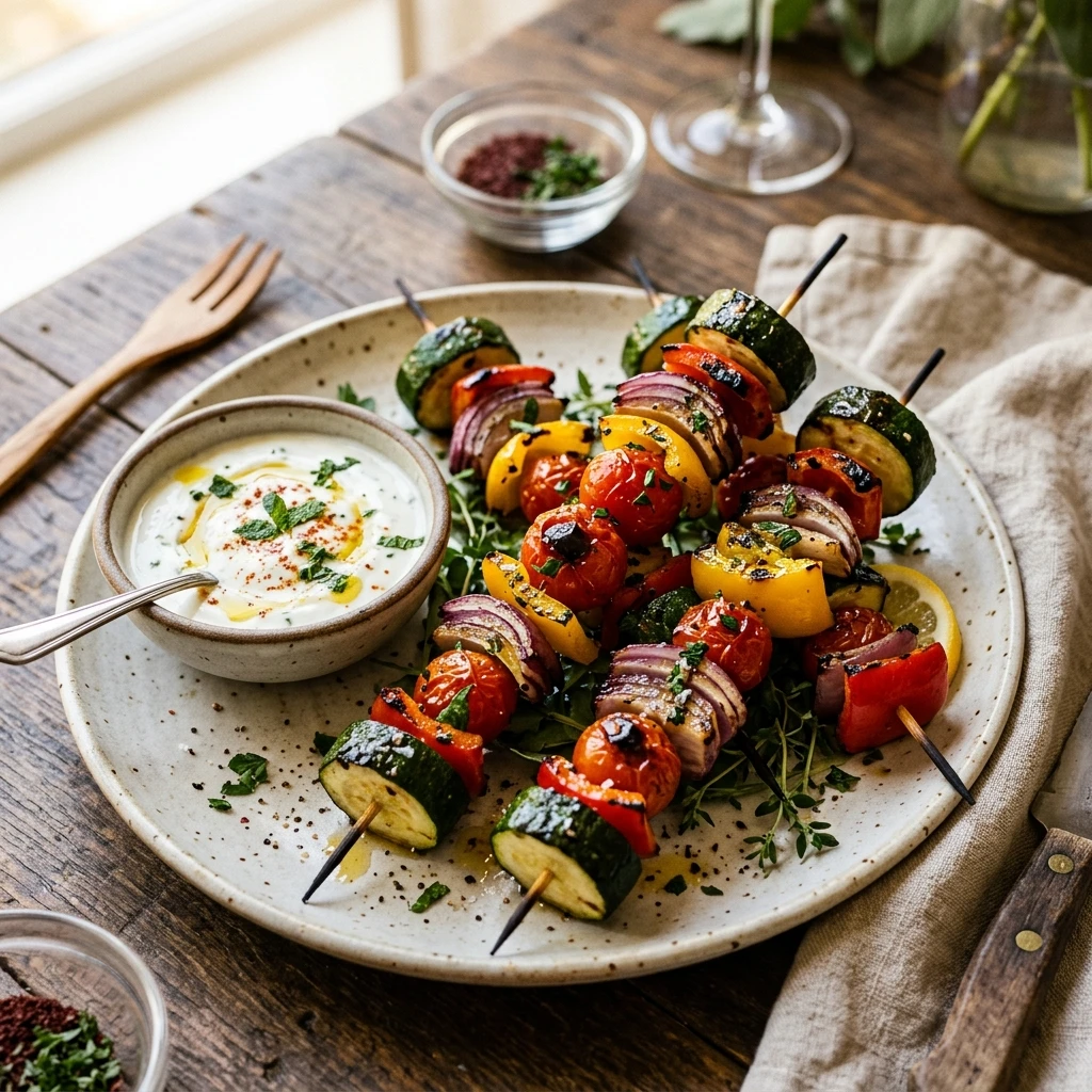Grilled Veggie Kabobs