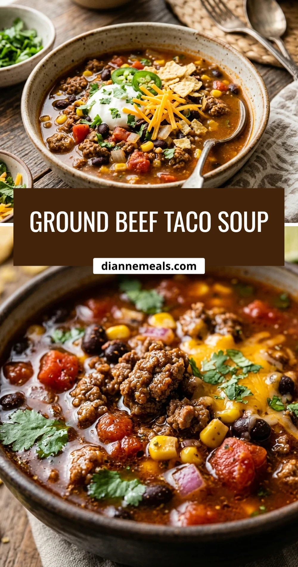 Ground Beef Taco Soup