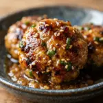 Honey Garlic Chicken Meatballs