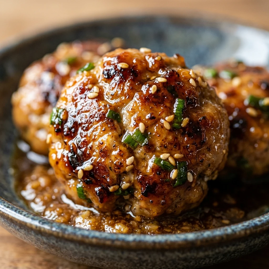 Honey Garlic Chicken Meatballs