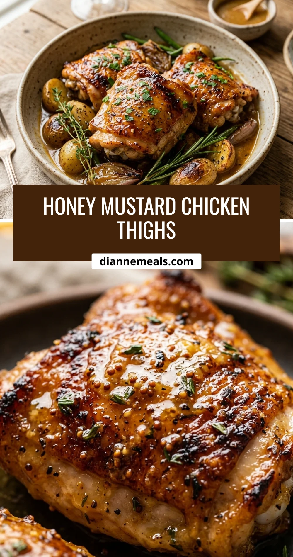 Honey Mustard Chicken Thighs