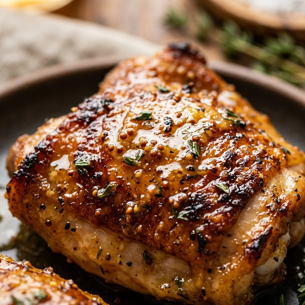 Honey Mustard Chicken Thighs