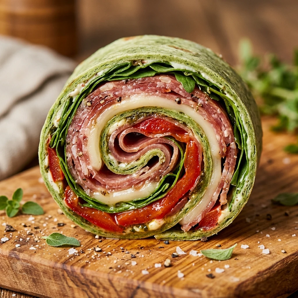 Italian Pinwheel Wraps