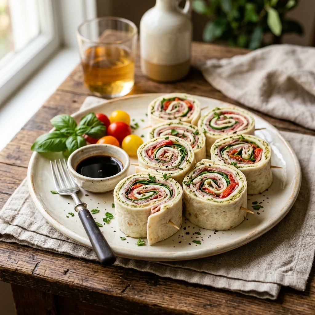 Italian Pinwheel Wraps