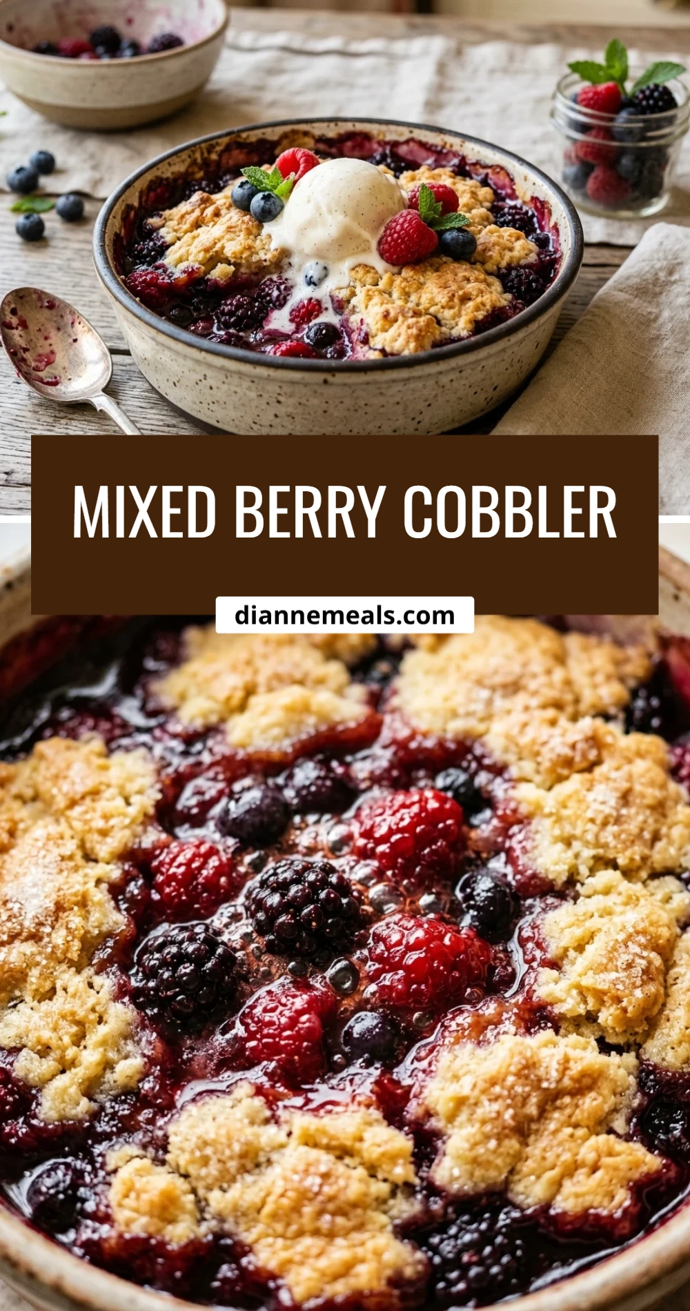 Mixed Berry Cobbler