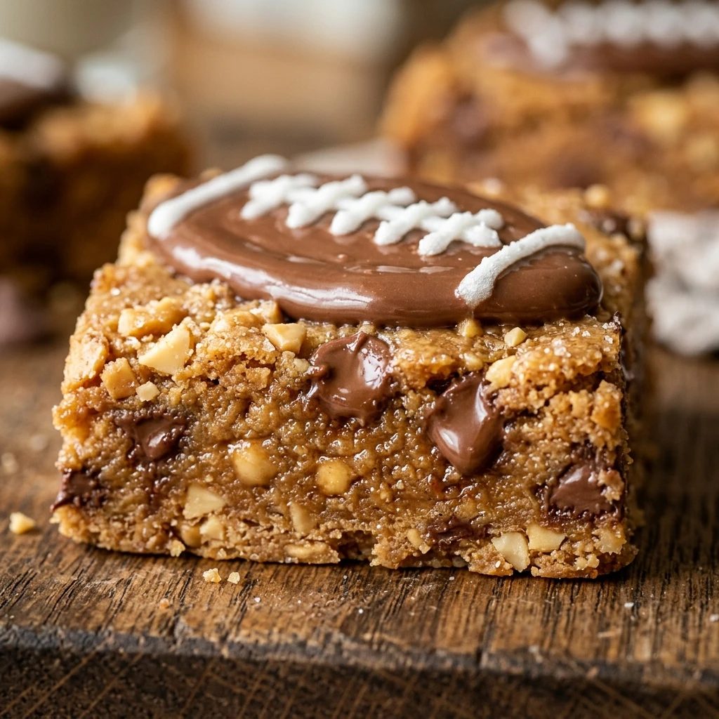 Peanut Butter Football Bars