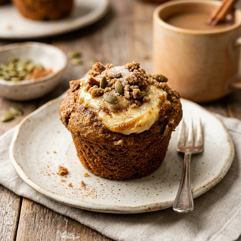 Pumpkin Cream Cheese Muffins