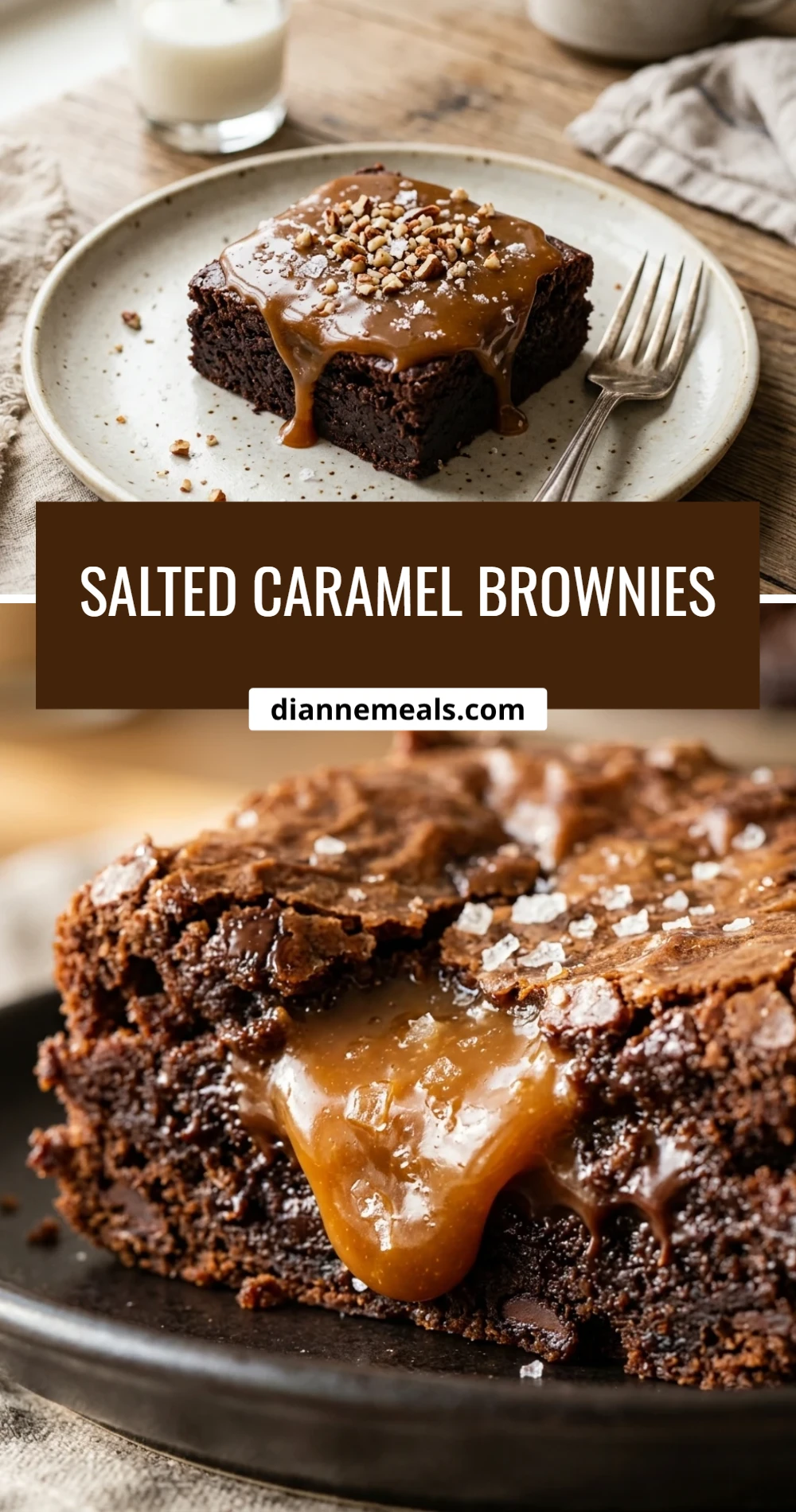 Salted Caramel Brownies