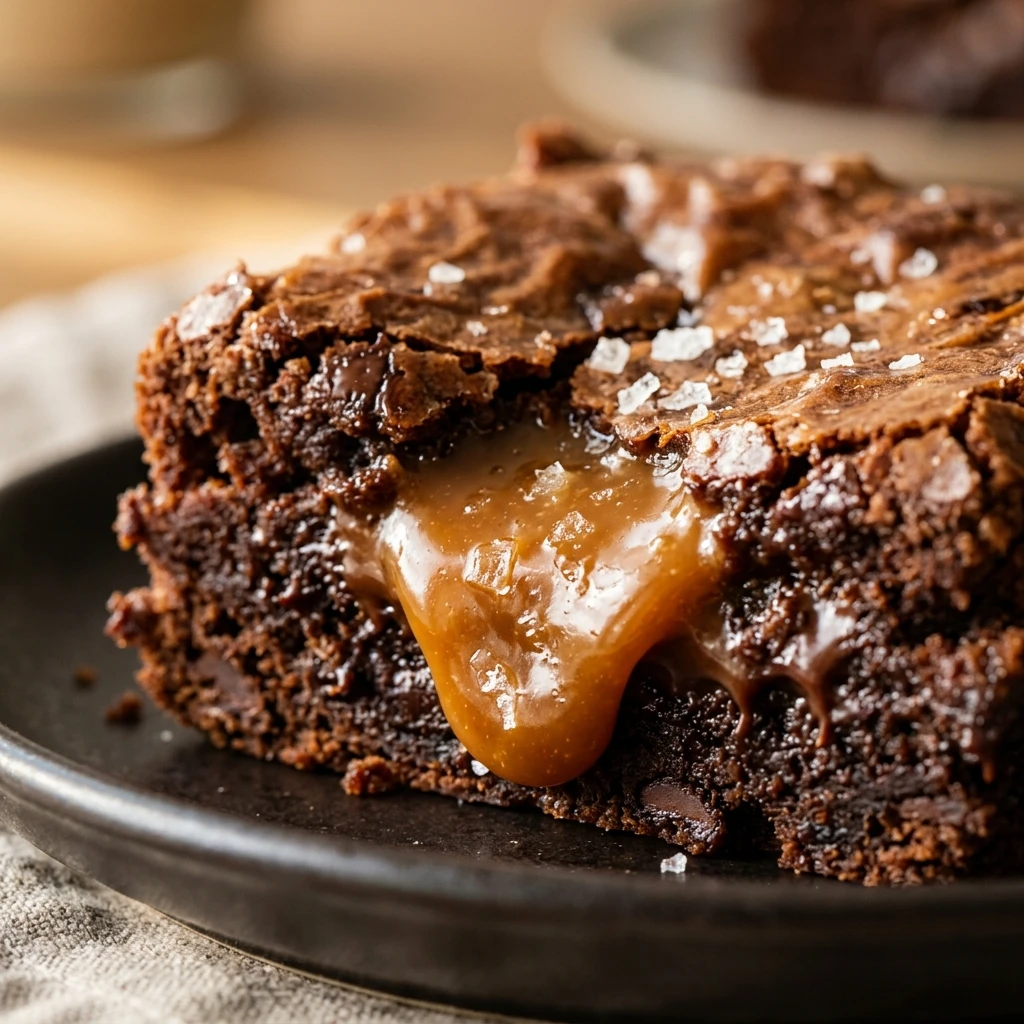 Salted Caramel Brownies