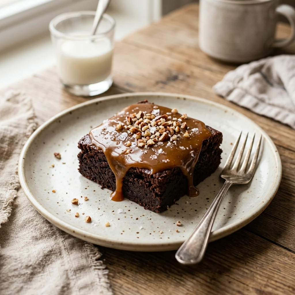 Salted Caramel Brownies