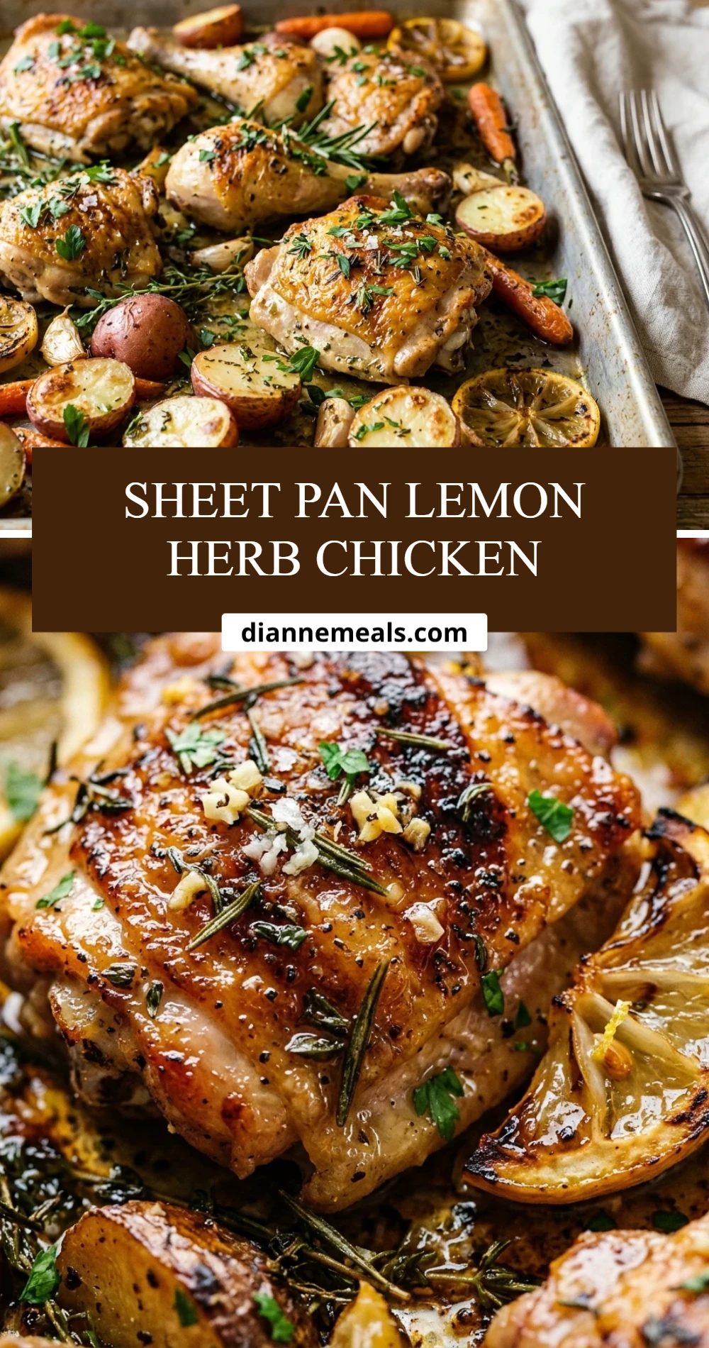 Sheet Pan Lemon Herb Chicken