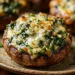 Spinach Stuffed Mushrooms