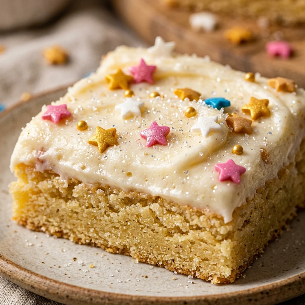 Star Sugar Cookie Bars