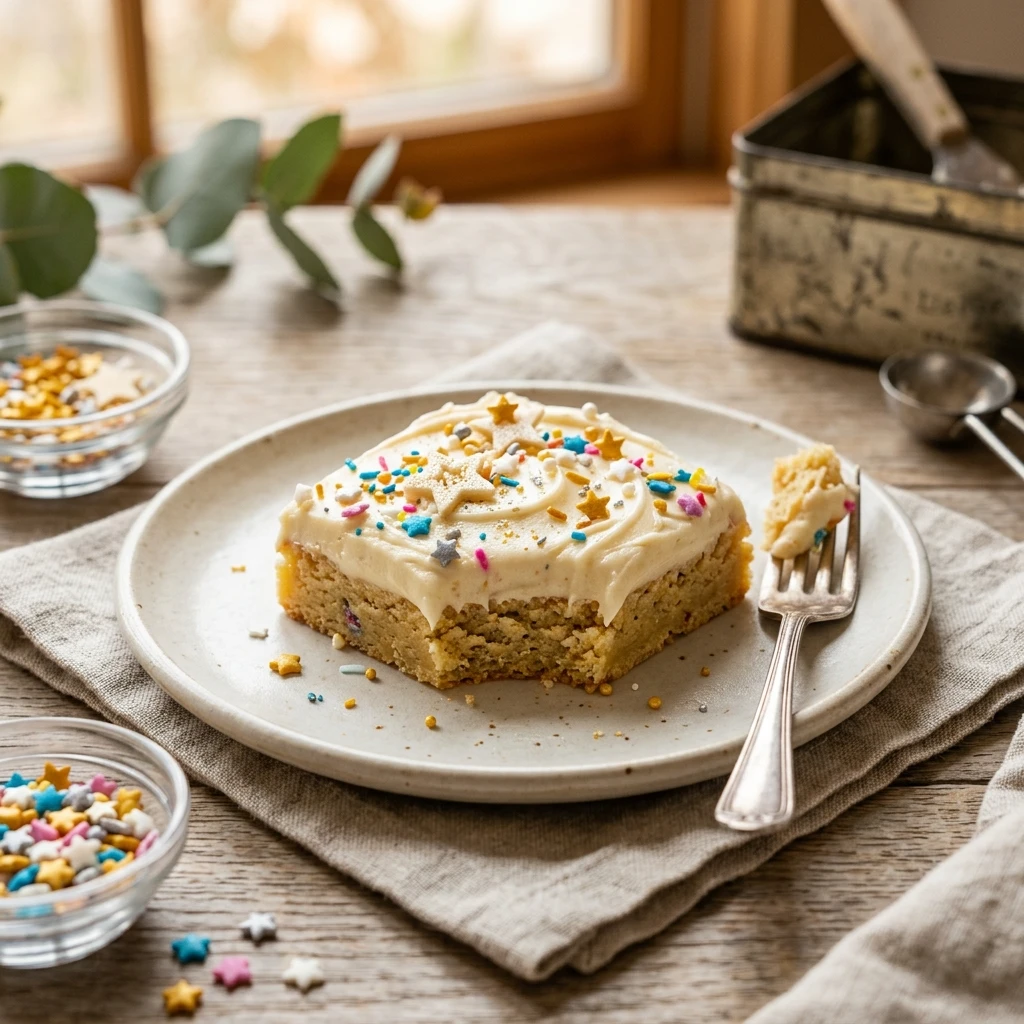 Star Sugar Cookie Bars