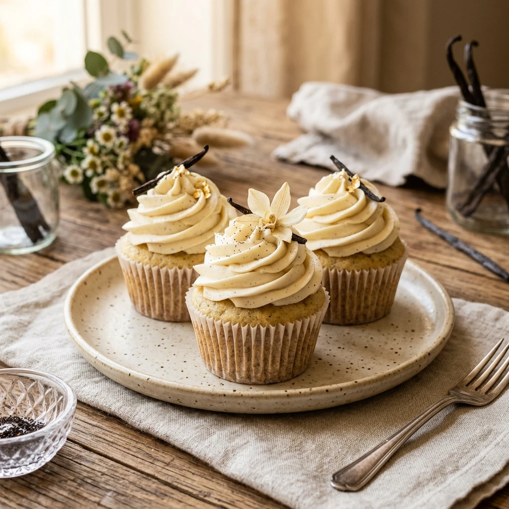 Vanilla Bean Cupcakes