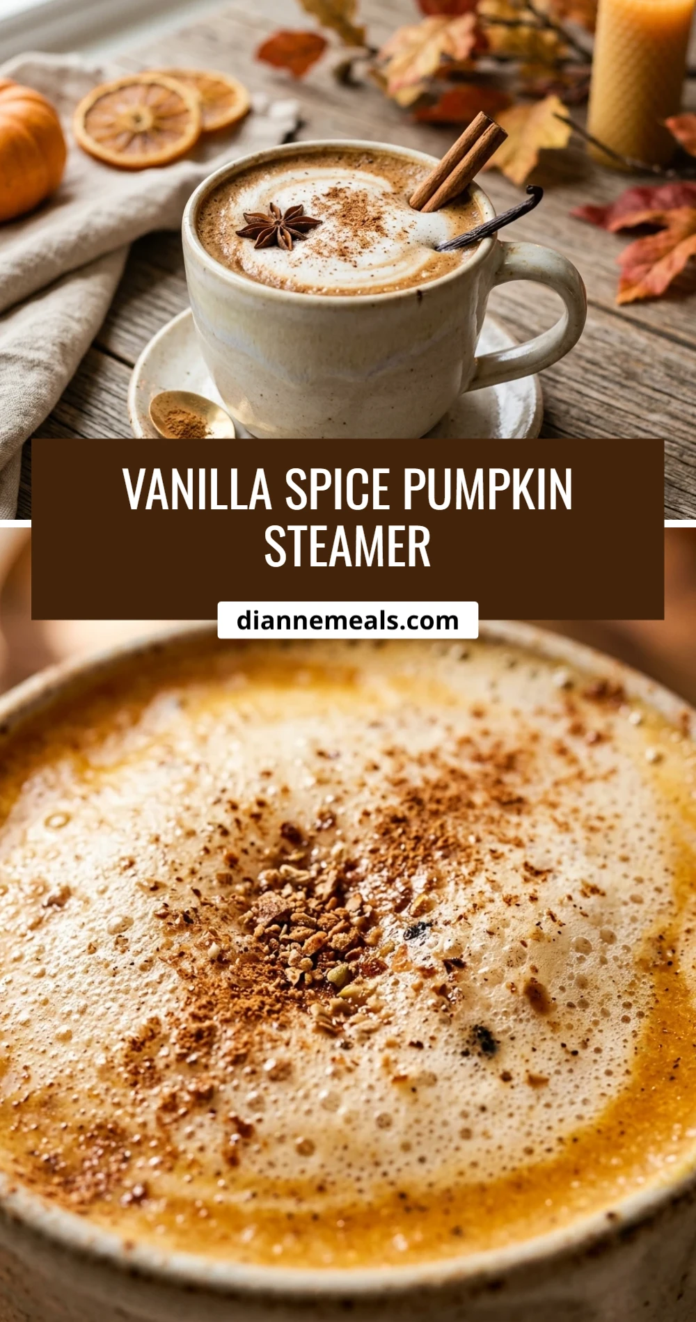 Vanilla Spice Pumpkin Steamer